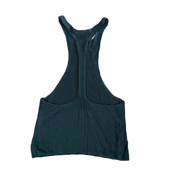 Intimately Free People Teal Knit Cropped Top MEDIUM NWOT - Picture 5 of 11